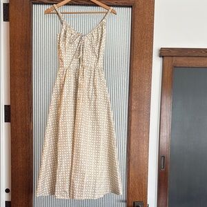 Hill House Basketweave Print Cotton Sateen “Juliana” Dress